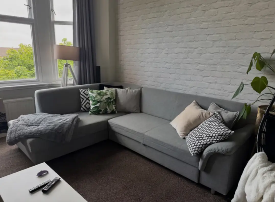 Gray Corner sofa bed