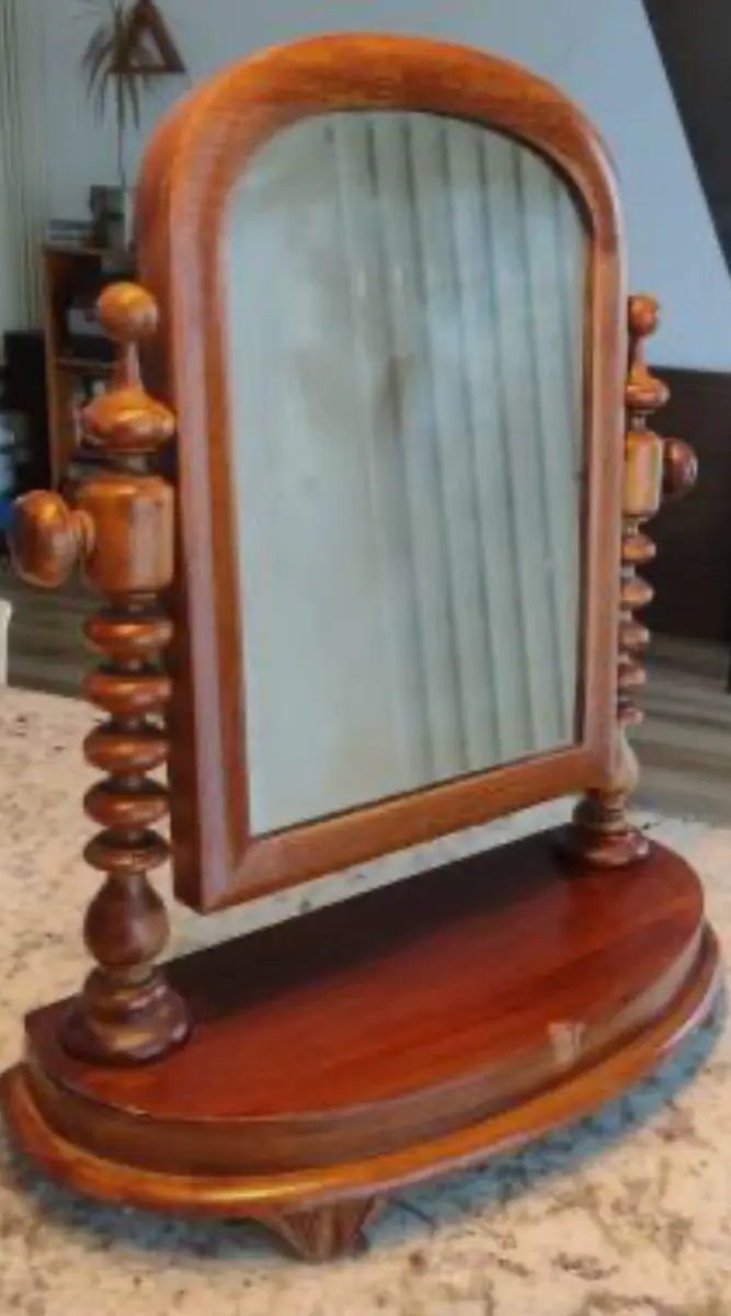 Old Wooden dressing table mirro
