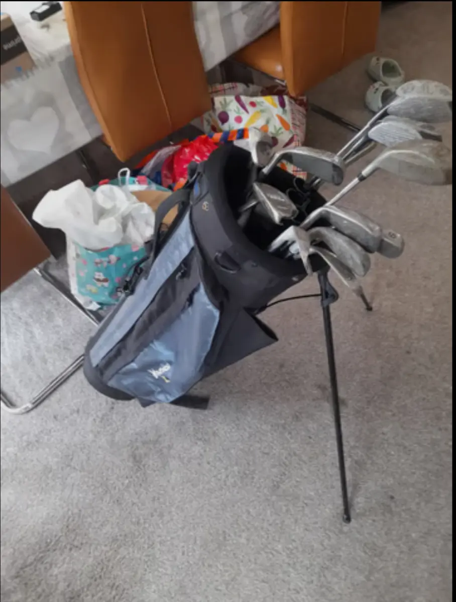 Golf clubs bag sports equipment